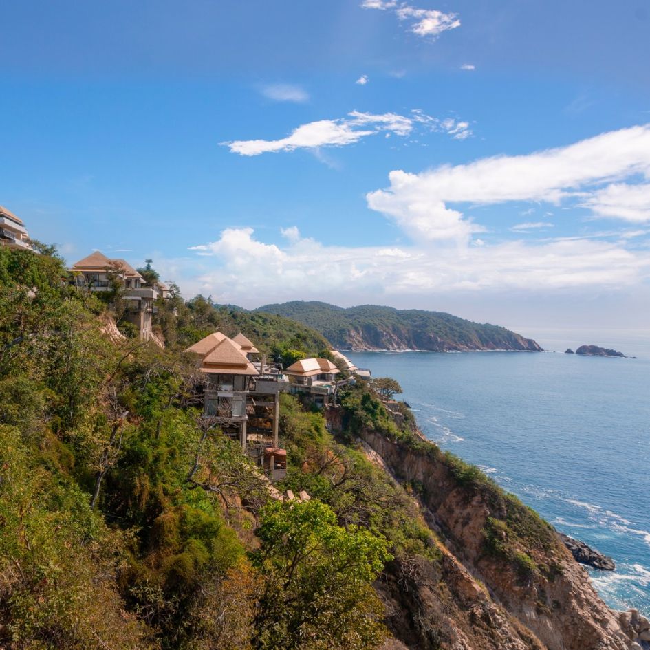 Vista desde los nuevos departamentos de Banyan Tree Cabo en Acapulco México